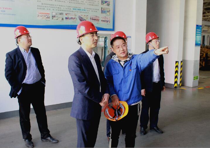 2018年4月9日，，，，，，宣都会委常委、常务副市长汪谦慎来AG一飞冲天电缆旅行考察