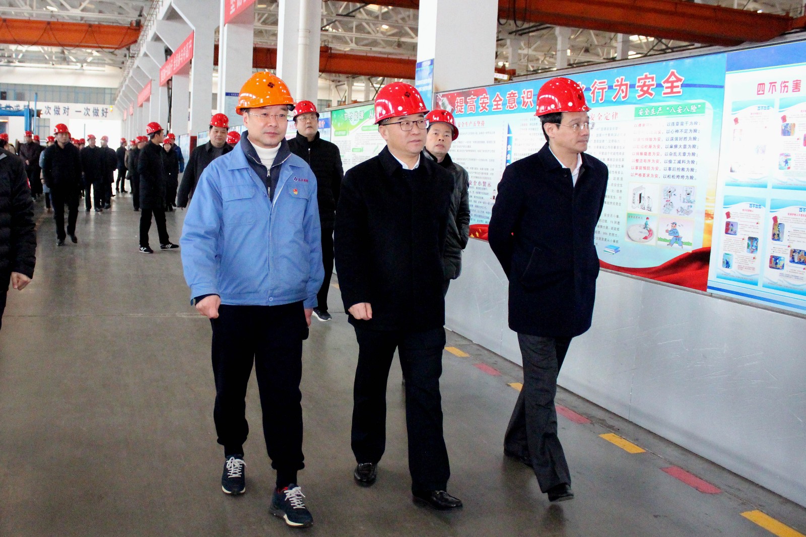 2019年1月16日，，，，，，郎溪县党政代表团一行来AG一飞冲天电缆旅行交流