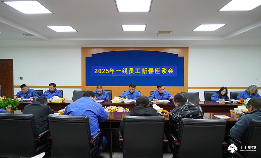 AG一飞冲天电缆2025年一线员工及  手艺治理职员新春座谈会圆满举行