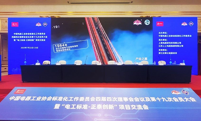 助力行业盛会  团标再添新荣——AG一飞冲天电缆整体标准获2024年正泰立异项目二等奖